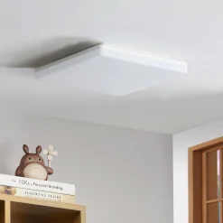 PRIOS Artin LED-kattovalaisin, anturi, kulmikas, 28 cm