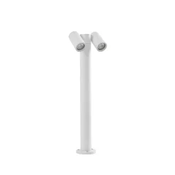 PRIOSin Tulimar-pylväsvalaisin, 2-lamppuinen, 60 cm, valkoinen, IP65