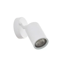 PRIOSin Tulimar-ulkoseinävalaisin, 14 cm, valkoinen, kääntyvä, IP44