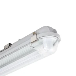 PRIOS kosteiden tilojen valaisin Lior, 157 cm, 1 x T8, G13, IP65, 18 W