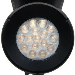 Prios LED-aurinkokeiluvalaisin Birko, korkeus 56 cm, musta, maapiikki