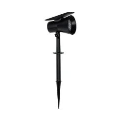 Prios LED-aurinkokeiluvalaisin Birko, korkeus 56 cm, musta, maapiikki