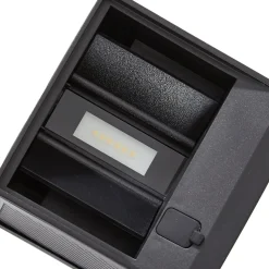 PRIOS LED-aurinkokäyttöinen seinävalaisin Avvin, musta, kuutio, liiketunnistin