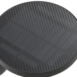 PRIOS LED-aurinkokäyttöinen seinävalaisin Kalen, 17 cm, musta, liiketunnistin