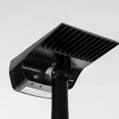 Prios LED-aurinkopistevalaisin Helier, 49 cm, musta, maapiikki
