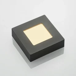 Prios LED-kattovalaisin Alette, musta, 6 W, CCT, himmennettävä
