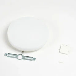Prios LED-kattovalaisin Artin, Ø 33 cm, valkoinen, CCT, IP65