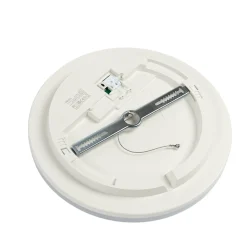 Prios LED-kattovalaisin Artin, Ø 33 cm, valkoinen, CCT, IP65