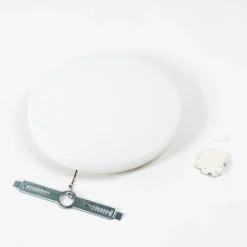 Prios LED-kattovalaisin Artin, Ø 28 cm, valkoinen, CCT, IP65