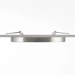Prios LED-kattovalaisin Aureka, Ø 23 cm, hopea, metallia