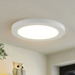 Prios LED-kattovalaisin Aureka, 2 kpl, sensori, Ø 23 cm, valkoinen