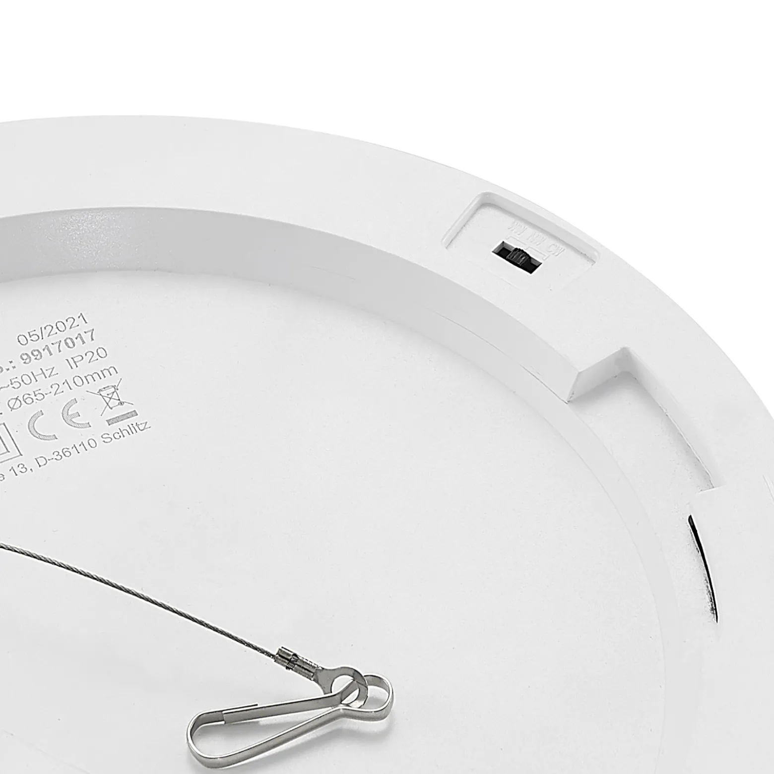 Prios LED-kattovalaisin Aureka, 2 kpl, sensori, Ø 23 cm, valkoinen