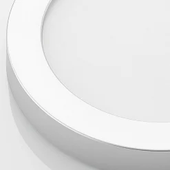 Prios LED-kattovalaisin Edwina, hopea, 25 cm, CCT, IP44