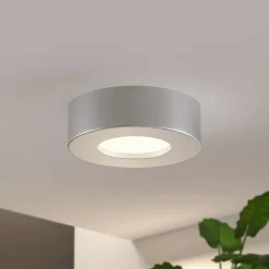 Prios LED-kattovalaisin Edwina, hopea, 12 cm, 2 kpl sarja