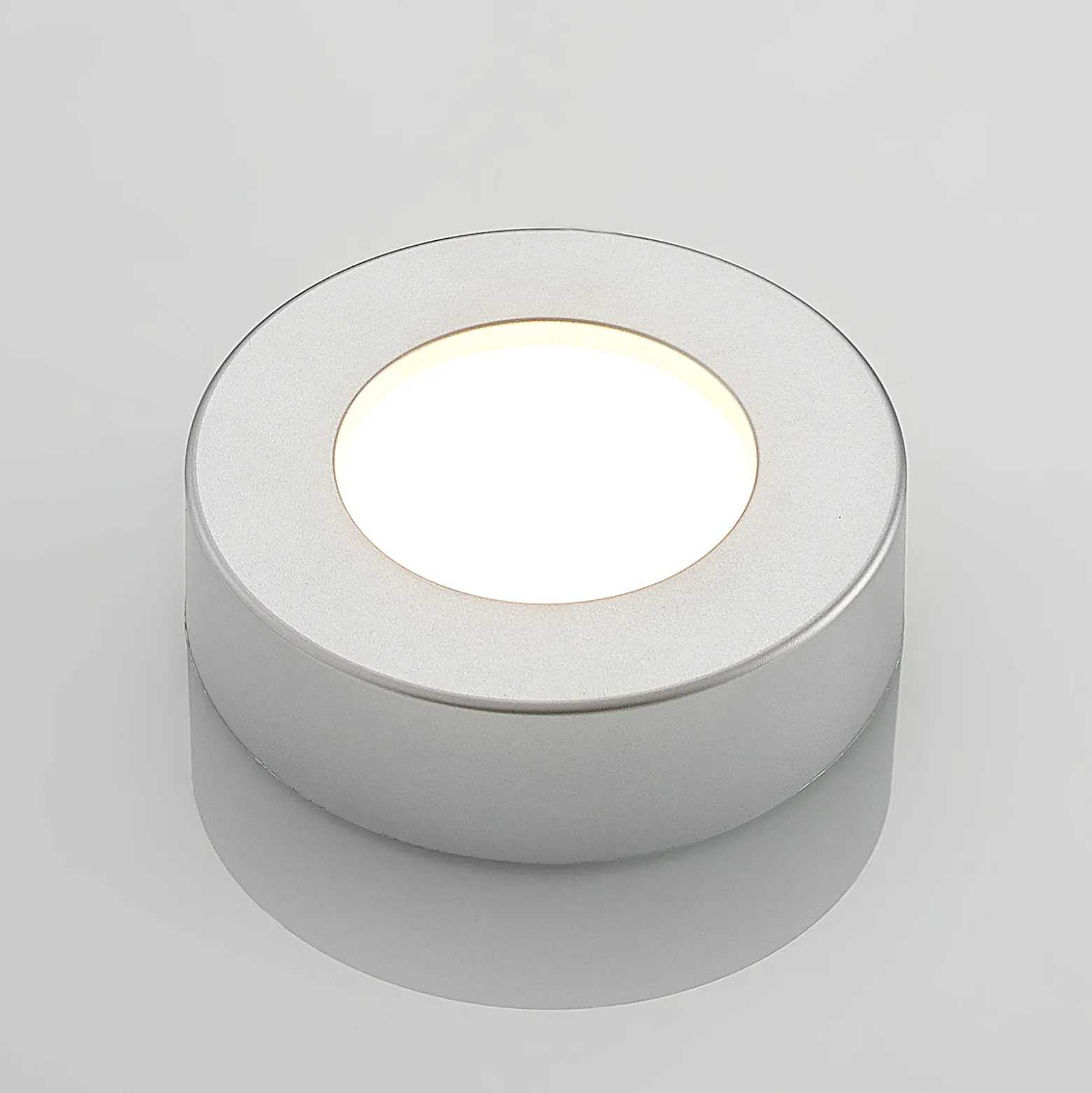 Prios LED-kattovalaisin Edwina, hopea, 12 cm, 2 kpl sarja