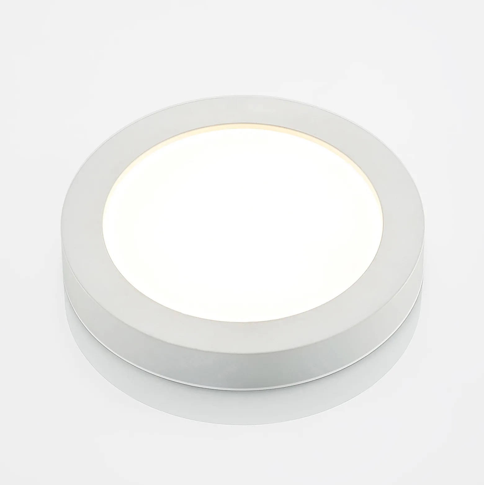 Prios LED-kattovalaisin Edwina, valkoinen, 25 cm, 2 kpl sarja