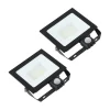 Prios LED-kohdevalaisin ulos Maikel, 50 W, metalli, anturi, 2 kpl