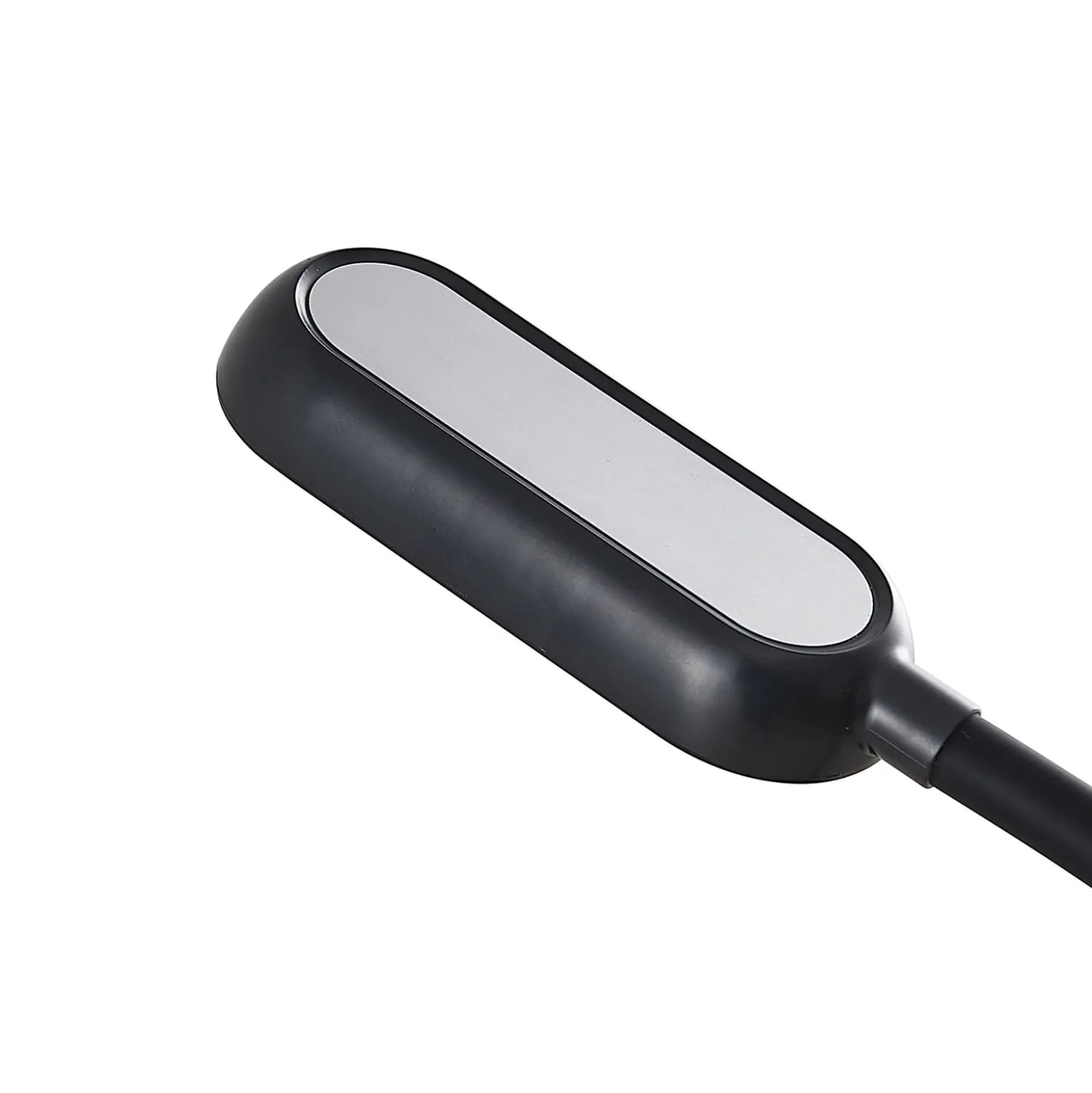 Prios LED ladattava pöytävalaisin Opira, musta, USB, kosketus himmennin