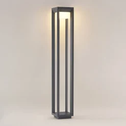 Prios LED polkuvalaisin Gamion, 90 cm, antrasiitti, metalli, IP54
