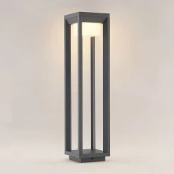 Prios LED polkuvalaisin Gamion, 60 cm, antrasiitti, metalli, IP54