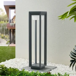 Prios LED polkuvalaisin Gamion, 60 cm, antrasiitti, metalli, IP54
