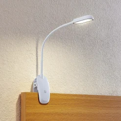 Prios LED-puristinvalaisin Najari, korkeus 51 cm, valkoinen, ladattava akku,
