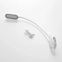 Prios LED-puristinvalaisin Najari, korkeus 51 cm, valkoinen, ladattava akku,