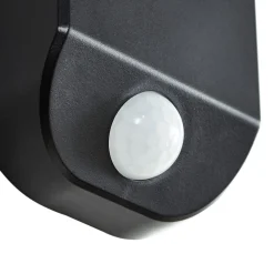 PRIOS LED-seinävalaisin Tarlson, pyöreä, antrasiitti, anturi