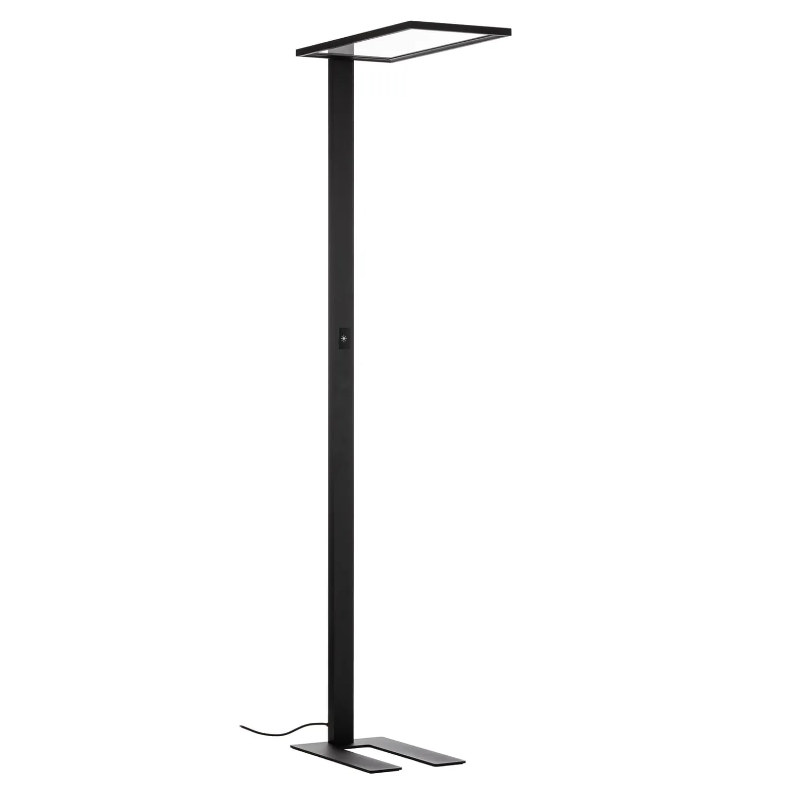 Prios LED-toimiston lattiavalaisin Taronis, musta, 195 cm, himmennettävä