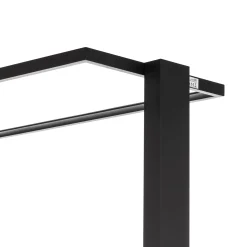 Prios LED-toimiston lattiavalaisin Taronis, musta, 195 cm, himmennettävä