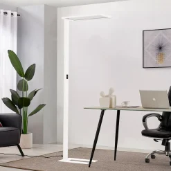 Prios LED-toimiston lattiavalaisin Taronis, valkoinen, 195 cm, himmennettävä