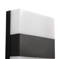 PRIOS LED-ulkoseinävalaisin Teekon, antrasiitti, 20 cm, IP44
