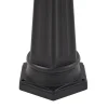 PRIOS LED-ulkovalaisin Thorus, 204 cm, musta, 3-lamppuinen, IP44