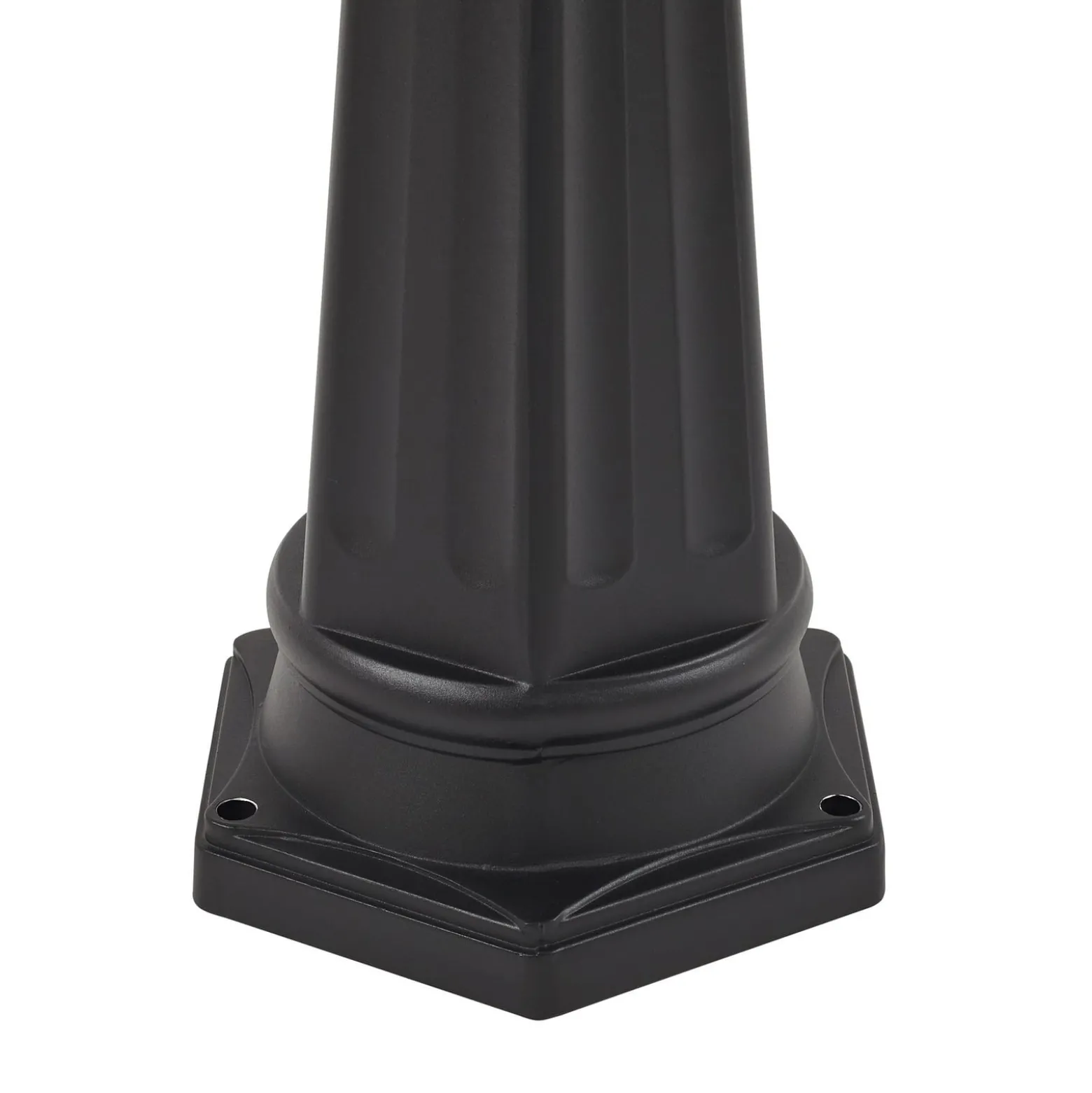 PRIOS LED-ulkovalaisin Thorus, 204 cm, musta, 3-lamppuinen, IP44