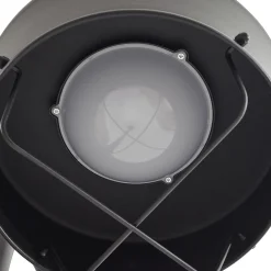 PRIOS LED-ulkovalaisin Thorus, 204 cm, musta, 3-lamppuinen, IP44