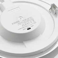 Prios LED uppoasennusvalaisin Cadance, hopea, 22 cm, CCT, IP44