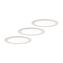 Prios LED uppoasennusvalaisin Cadance, valkoinen, 22 cm, 3 kpl, CCT-setti