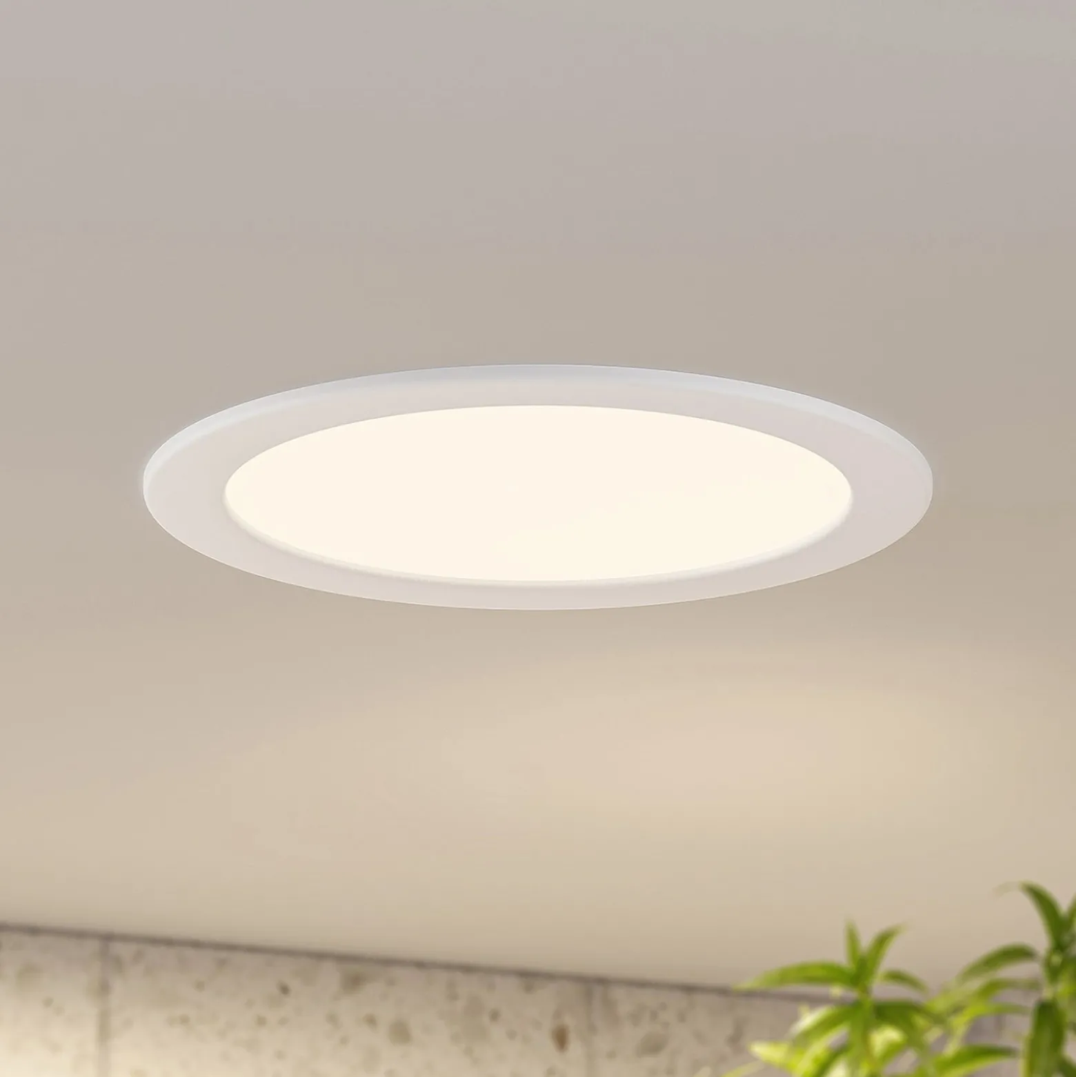 Prios LED uppoasennusvalaisin Cadance, valkoinen, 24 cm, 3 kpl, CCT-sarja