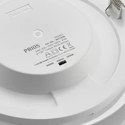 Prios LED uppoasennusvalaisin Cadance, valkoinen, 24 cm, 3 kpl, CCT-sarja