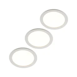 Prios LED uppoasennusvalaisin Cadance, valkoinen, 24 cm, 3 kpl, CCT-sarja