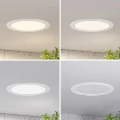 Prios LED uppoasennusvalaisin Cadance, valkoinen, 24 cm, 3 kpl, CCT-sarja
