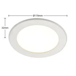 Prios LED uppoasennusvalaisin Cadance, valkoinen, 17 cm, 10 kpl:n sarja,