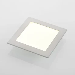 Prios LED uppoasennusvalaisin Helina, hopea, 16,5 cm, himmennettävä