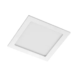 Prios LED uppoasennusvalaisin Helina, hopea, 22 cm, 18 W, himmennettävä