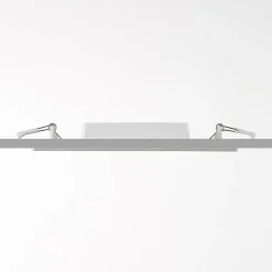 Prios LED uppoasennusvalaisin Helina, hopea, 22 cm, 18 W, himmennettävä