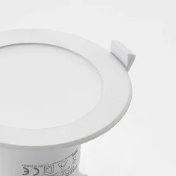 Prios LED uppoasennusvalaisin Rida, 3 kpl, valkoinen, 12 cm, CCT, IP44