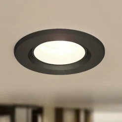 Prios LED uppoasennusvalaisin Shima, musta, 7 W, 3000K, himmennettävä
