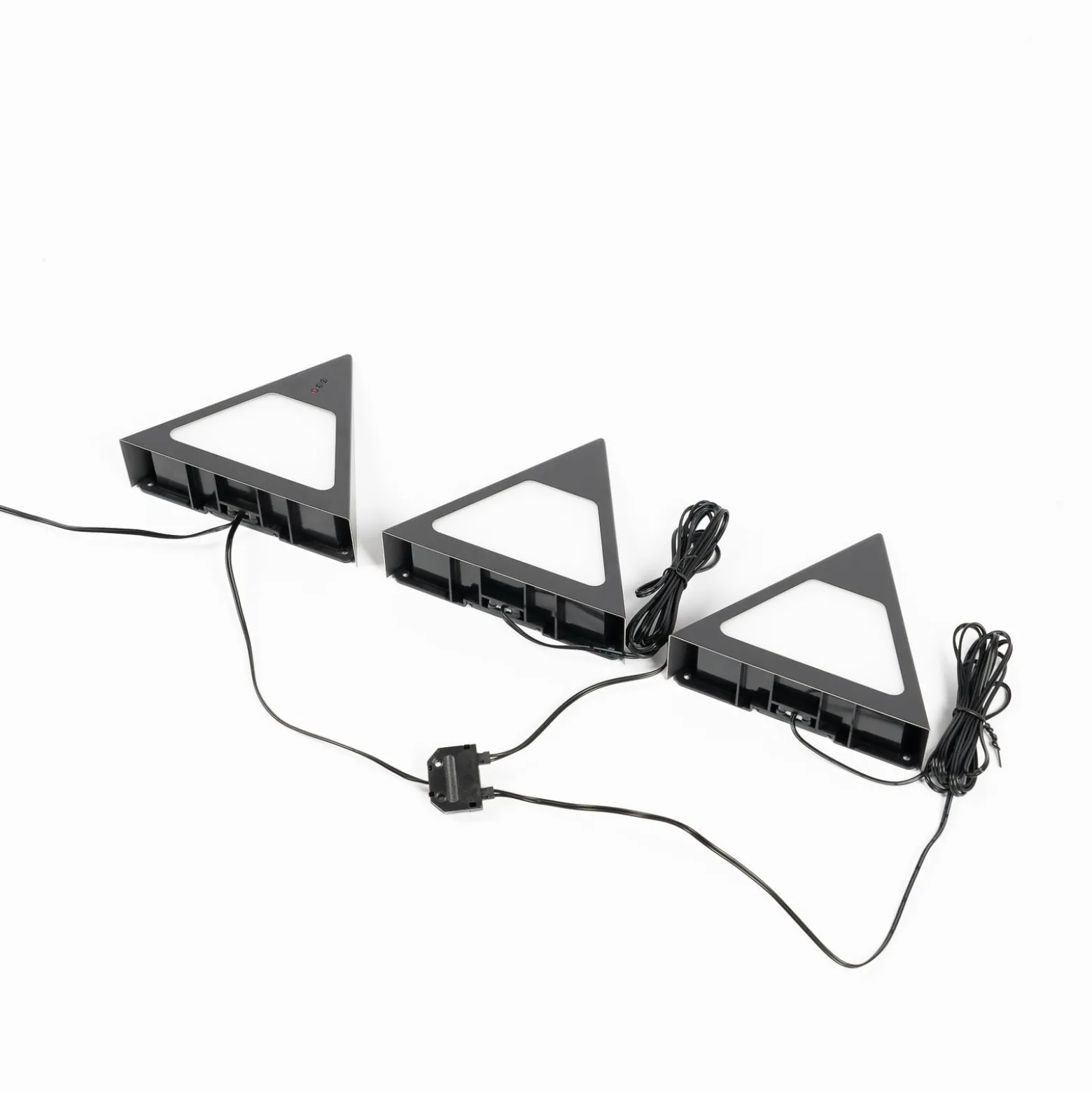 Prios Odia LED-kaapinvalaisin, musta, 3 kpl