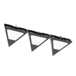 Prios Odia LED-kaapinvalaisin, musta, 3 kpl