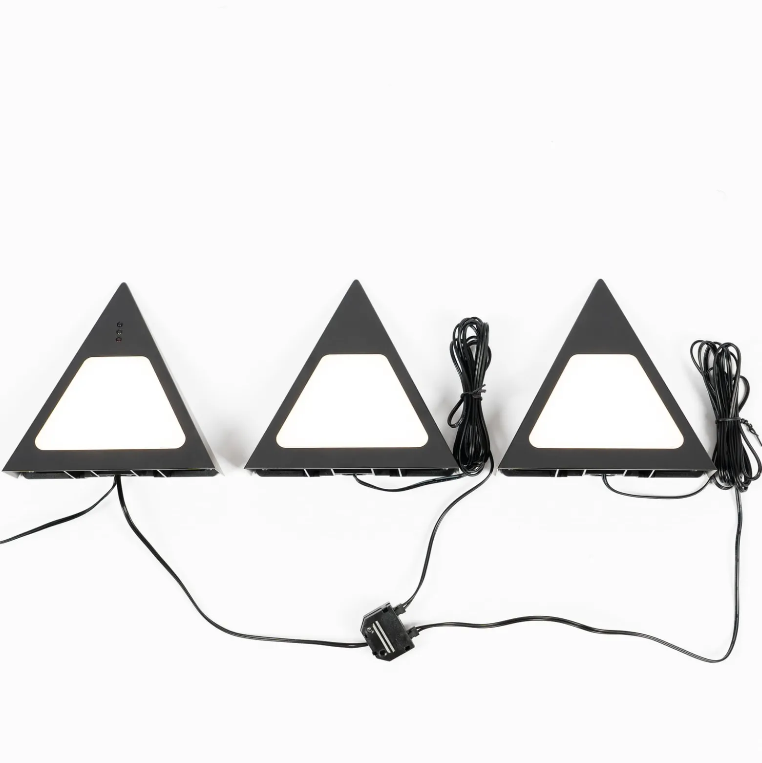 Prios Odia LED-kaapinvalaisin, musta, 3 kpl